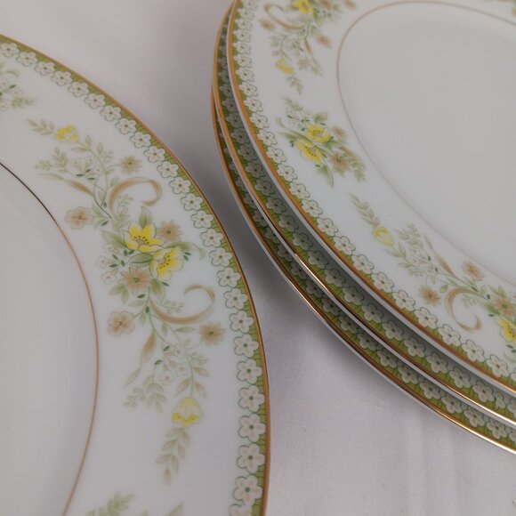 (4) Mikasa Greenbriar Fine China Dinner Plate L2014 10 1/2in - Picture 3 of 6